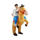 Fantasia Inflável De Cavalo Para Halloween, Traje Engraçado De Animal Para Caminhada E Show De Jazz Fantasia Inflável De Cavalo Para Halloween, Traje Engraçado De Animal Para Caminhada E Show De Jazz