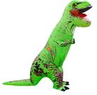 Fantasia Inflável Dinossauro Tiranossauro T Rex Infantil VERDE CLARO