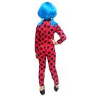 Fantasia Joaninha Macacão Cosplay Infantil Feminino
