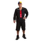 Fantasia Kiko/quico Adulto Turma Do Chaves + Chapéu