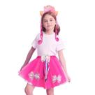 Fantasia Kit Infantil Menina Unicórnio Tiara Cabelo Saia Tule Festa Aniversário Fada Princesa Halloween Dia das Crianças Fantasia Kit Infantil Menina Unicórnio Tiara Cabelo Saia Tule Festa Aniversário Fada Princesa Halloween Dia das Crianças