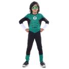 Fantasia Lanterna Verde Infantil - Liga da Justiça - Original