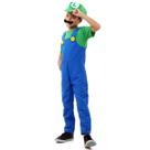 Fantasia Luigi Infantil Luxo - Super Mario World - Original