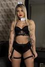 Fantasia Luxo Coelha Anitta - Conjunto Sedutor com Cropped e Short