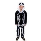 Fantasia Macacão Esqueleto Infantil Halloween