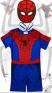 Fantasia Macacão Homem Aranha com máscara