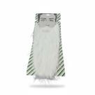 Fantasia Mago Barba falsa Branca comprida de pelucia 45cm
