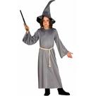 Fantasia Mago Medieval Infantil Bruxo Feiticeiro Gandalf do Senhor dos Aneis Cosplay de Halloween