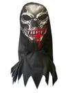 Fantasia Máscara de Caveira em Tecido Silk cabeça inteira