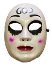 Fantasia Máscara Noite De Crime God Anarquia Festas 23cm