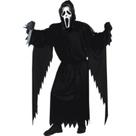 Fantasia Masculina Fun World Fantasma Scream Preta Tamanho Único