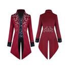 Fantasia Masculina Medieval Steampunk Vintage Vitoriana Com Casaco De Manga Longa E Tuxedo De