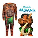 Fantasia Maui Adulto Masculino Macacão Longo Moana Fantasia Maui Adulto Masculino Macacão Longo Moana