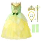 Fantasia MDYCW Princess Tiana Fairy para meninas 8-9T Halloween