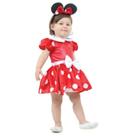 Fantasia Minnie Mouse Bebê com Tiara - Disney