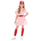 Fantasia Morph Kids Baseball Girls Peach Pink 7-9 anos
