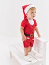 Fantasia Natal Bebê Menino Com Roupa Para Pet Vermelho Divertto