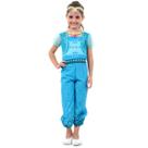 Fantasia Odalisca Azul Infantil com Colar e Tiara Fantasia Odalisca Azul Infantil com Colar e Tiara