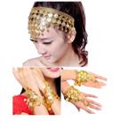 Fantasia Odalisca Cigana C/ 1 Tiara + 2 Braceletes