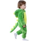 Fantasia OLLULL Baby Green Dinosaur Romper 2-3 anos de Halloween