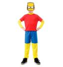 Fantasia Os Simpsons Infantil Bart Simpson Com Máscara
