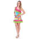 Fantasia Palhacinha Color c/ Tiara - Heat Girls Fantasia Palhacinha Color c/ Tiara - Heat Girls