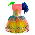 Fantasia Palhacinha Feminina Bebê Colorida e Divertida Fantasia Palhacinha Feminina Bebê Colorida e Divertida