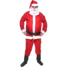 Fantasia Papai Noel Adulto com Barba - Natal Fantasia Papai Noel Adulto com Barba - Natal