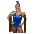 Fantasia Paquita da Xuxa Festa Ploc Anos 90 Xou da Xuxa Anos 80 Retrô Flash Back Acessório Carnaval Bloquinho Look Azul