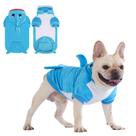Fantasia para cães KOOLTAIL Shark Fleece Hoodie Blue SM