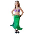 Fantasia Pequena Sereia Com Biquíni Infantil Ariel