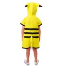 Fantasia Pikachu Infantil Curta - Tactel - POKÉMON