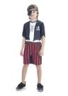 Fantasia Pirata Infantil Macacão Curto + Tapa Olho Carnaval Fantasia Pirata Infantil Macacão Curto + Tapa Olho Carnaval