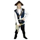 Fantasia Pirata Jack Sparrow Adulto Cosplay Masculino Super Luxo Com Chapéu