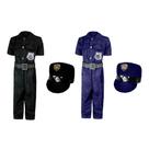 Fantasia Policial Infantil Com Quepe Algemas e Cinto