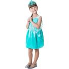 Fantasia Princesa do Gelo Froz Infantil Tamanho P M G GG