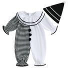 Fantasia Pudcoco Toddler Baby Halloween Clown 2-3T com chapéu