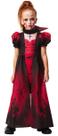Fantasia Rainha Vampira Infantil Halloween Vestido Festa Top