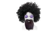 Fantasia raul seixas peruca barba oculos halloween carnaval