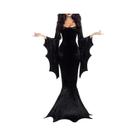 Fantasia Retro Gótica Preta Para Mulheres, Vestido De Sereia Para Halloween E Carnaval, Fantasia De