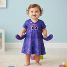 Fantasia Roupa Infantil Bolofofos Vestido Feminino