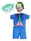 Fantasia Roupa Infantil Coringa 2 Máscaras