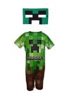 Fantasia Roupa Infantil Minecraft Com Máscara