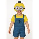 Fantasia Roupa Minions Infantil Com Máscara