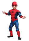 Fantasia Rubies Marvel Spider-Man Toddler 2T/4T com peito acolchoado
