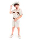 Fantasia Safari Infantil Com Chapéu Completa Sulamericana