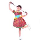 Fantasia São João Vestido Festa Junina Menina Caipira Floral Fantasia São João Vestido Festa Junina Menina Caipira Floral