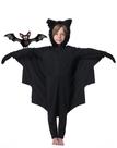 Fantasia Seawhisper Bat para crianças de Halloween com luvas e asas Fantasia Seawhisper Bat para crianças de Halloween com luvas e asas