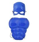 Fantasia Super Heroi Infantil Máscara e Peitoral Com Elástico Fantasia Super Heroi Infantil Máscara e Peitoral Com Elástico