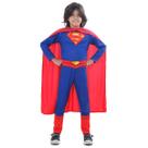 Fantasia Super Homem Luxo Infantil - Liga da Justiça - Original